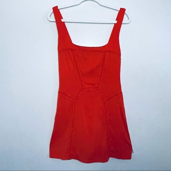 INTIMATELY FREE PEOPLE Beyond Me Red‎ Mini Dress - Picture 5 of 11